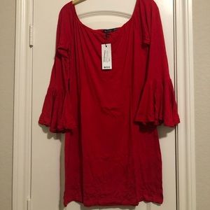 BRAND NEW - Red Off the Shoulder Mini Dress